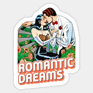 Romantic Dreams Vintage Retro Sticker